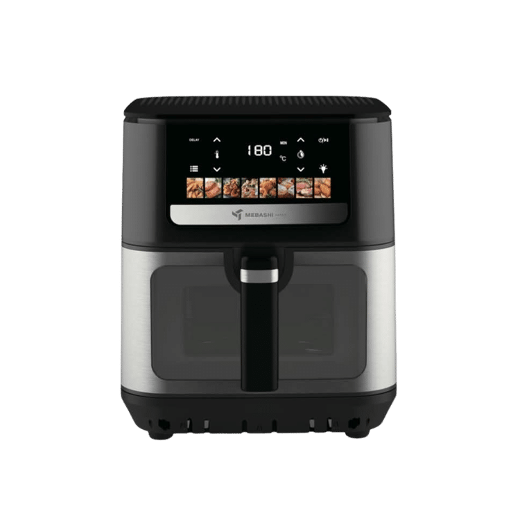 سرخکن مباشی مدل ME-AF950 با بدنه استیل و صفحه لمسی